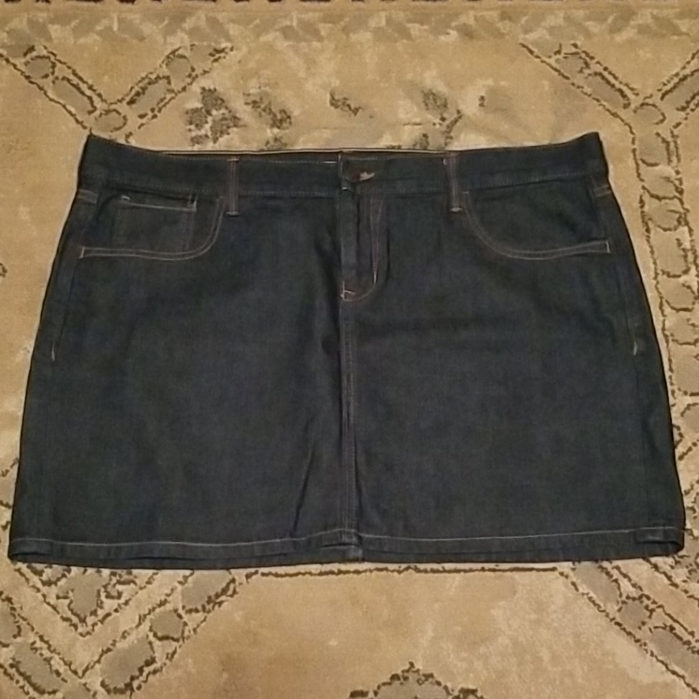 Old Navy Denim Mini Skirt 16